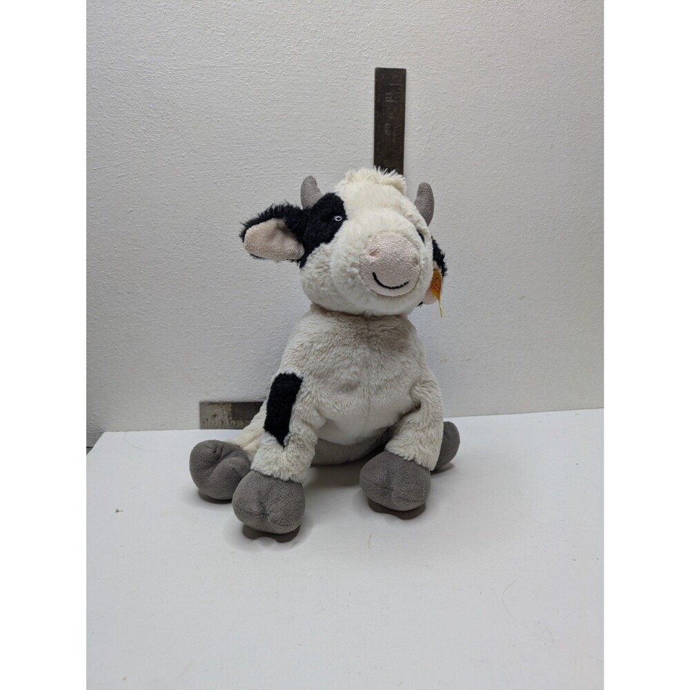 Steiff Cobb Cow Stuffed Plush Animal 9" - Picture 2 of 7